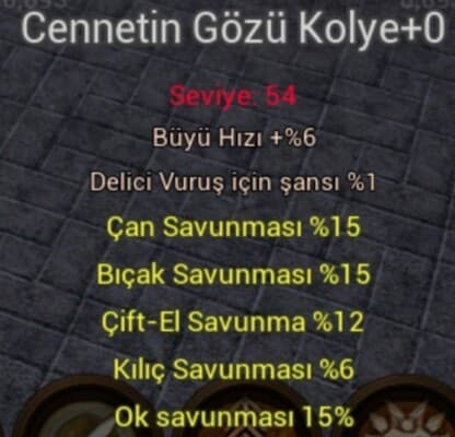 FULL SAVUNMA CENNET KOLYE 400 TL ANINDA TESLİM AKTİFİM