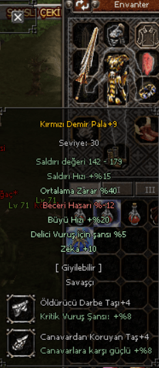 +9 KDP 40 ORTALAMA 4 TAŞ 5 EFSUN