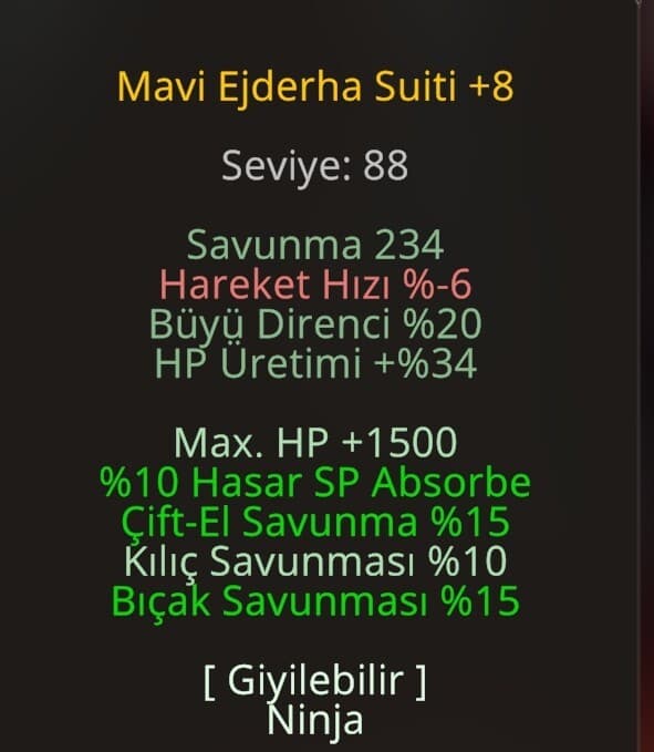 +8 mavi suit satılık