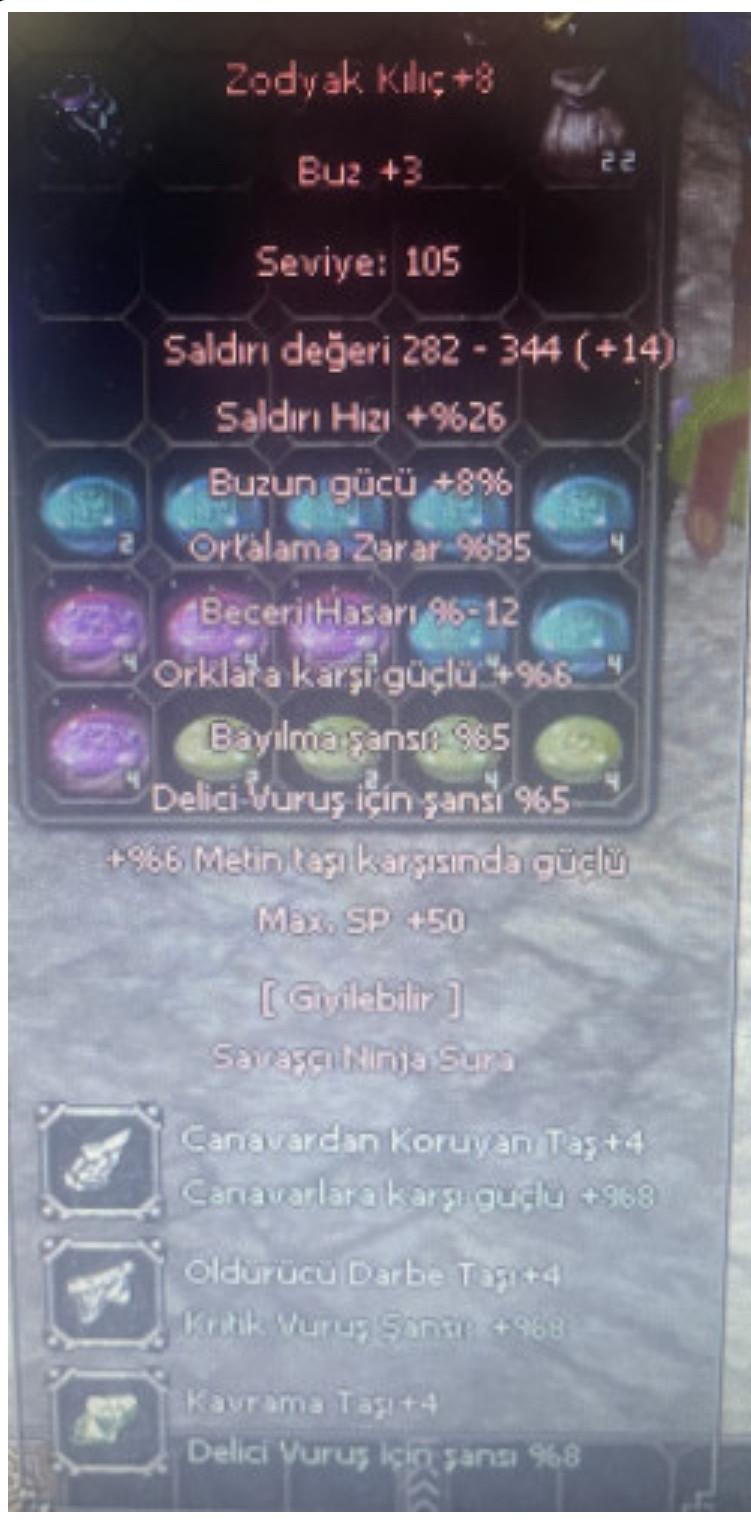 +8 Zodyak kılıç 35 ort buz delici