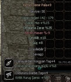 +9 KDP 35 ORT 10 ÇEVİK 8 GÜÇ +4 TAŞLI ELİT