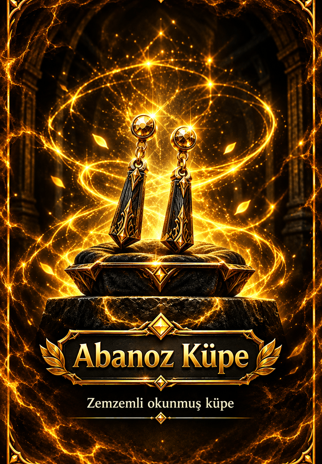 Abanoz küpe +0