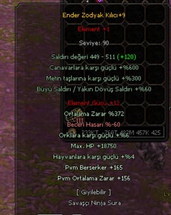 ENDER ZODYAK KILICI
