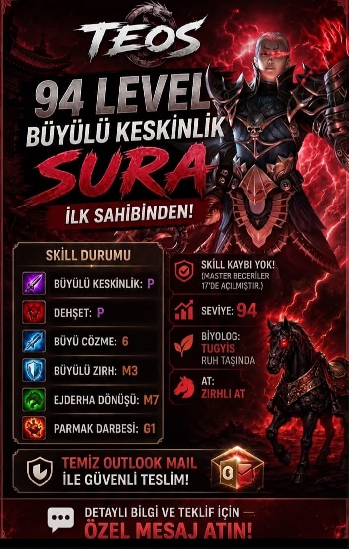 SOLO KATAGOMB SÜRGÜN FARM HESABI İTEMLİ