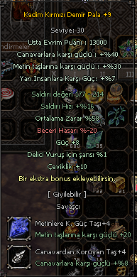 58 Ort 8 Güç 10 Çeviklik Full Evrim Kadim Kdp
