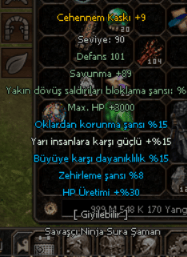 +9 CEHENNEM BETA KASKI 5/5 350 tl