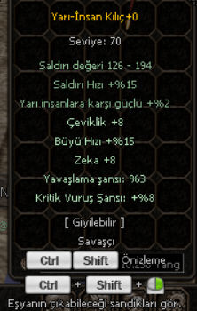 YARI İNSAN KILICI SATILIR
