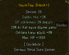 20 İKİ KAT EŞYA 1500HP BİLEZİK