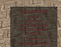 +0 CENNETİN GÖZÜ BİLEZİK