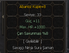 +8 ABANOZ KÜPE ANIND TESLİM