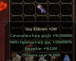 +200 ELDİVEN OYUN SONU İTEMİ