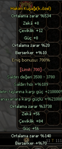 700 EMİŞ ELİT KUŞAK
