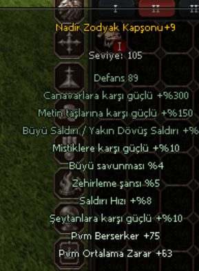 +9 NADİR ZODYAK KASK+KEMER+KÜPE  6 7 EFSUNLU [30-150 ] EFSUNLARI ATILI