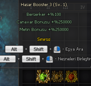 Hasar Booster 1-2-3