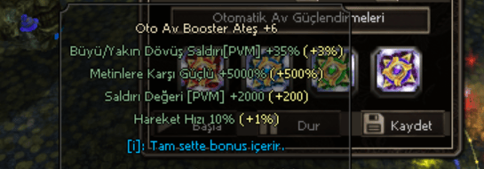 +6 +7 KARIŞIK BOOSTER SET