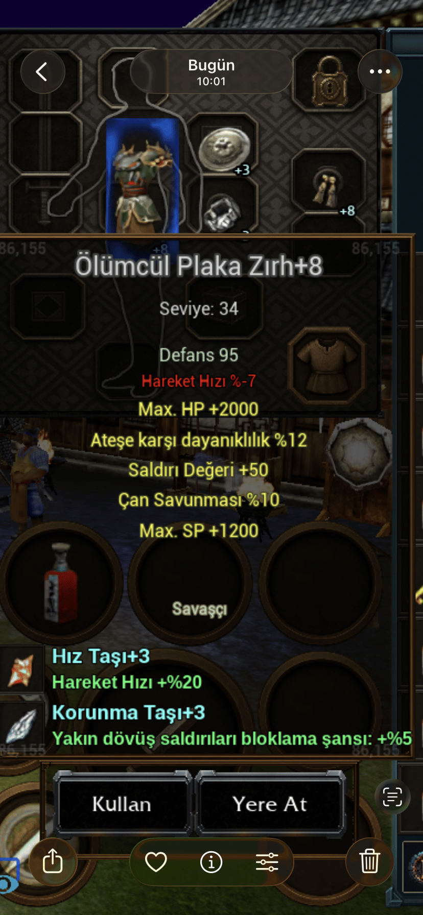 +8 ÖLÜMCÜL 2K HP 50 STR