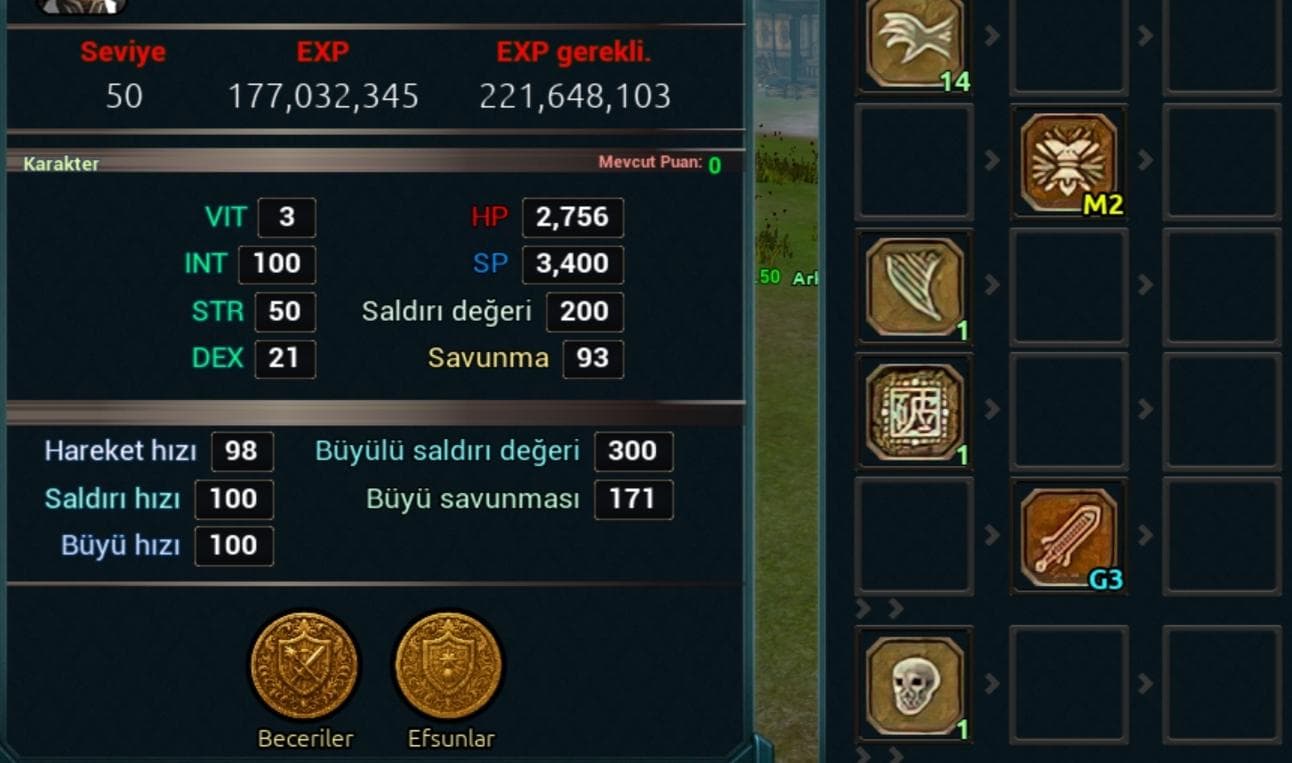 50 LvL KESKİNLİK ANINDA TESLİM