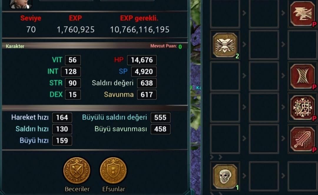 70 LVL KESKİNLİK SURA