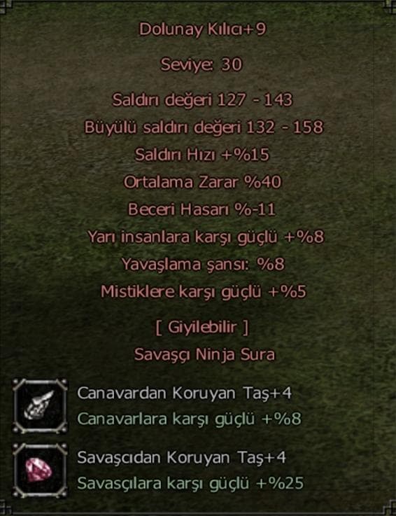 +9 DOLUNAY 40 ORT 8 YARI 5 EFSUN UYGUN ÇEK
