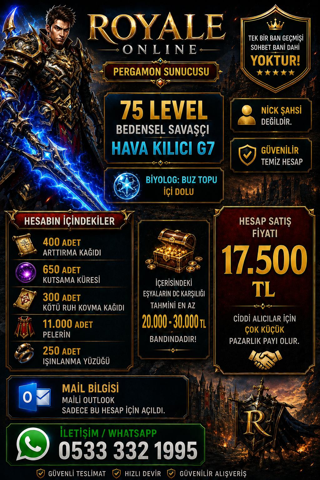 75 LEVEL HAVA G7 GÖRSELE BAK