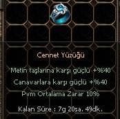 40-40-10 CENNET YÜZÜĞÜ