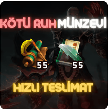 55X SET MÜNZEVİ KÖTÜ RUH EN UYGUNU
