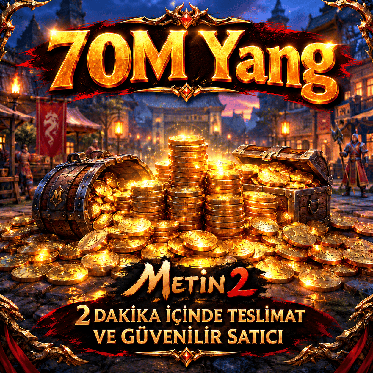 70 M Yang 1260 TL | 1M = 18TL | En Uygun Fiyat | Anında Teslimat