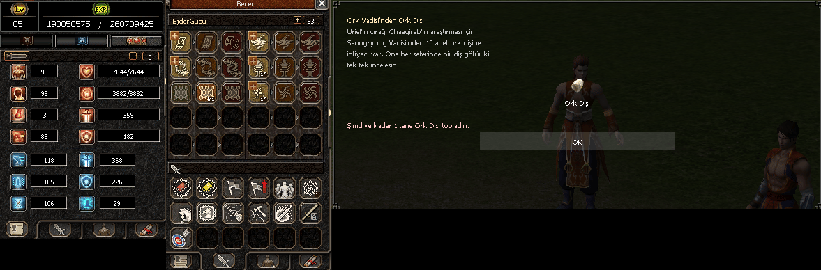 85 Lv 4 ENVANTER AÇIK ŞAMAN