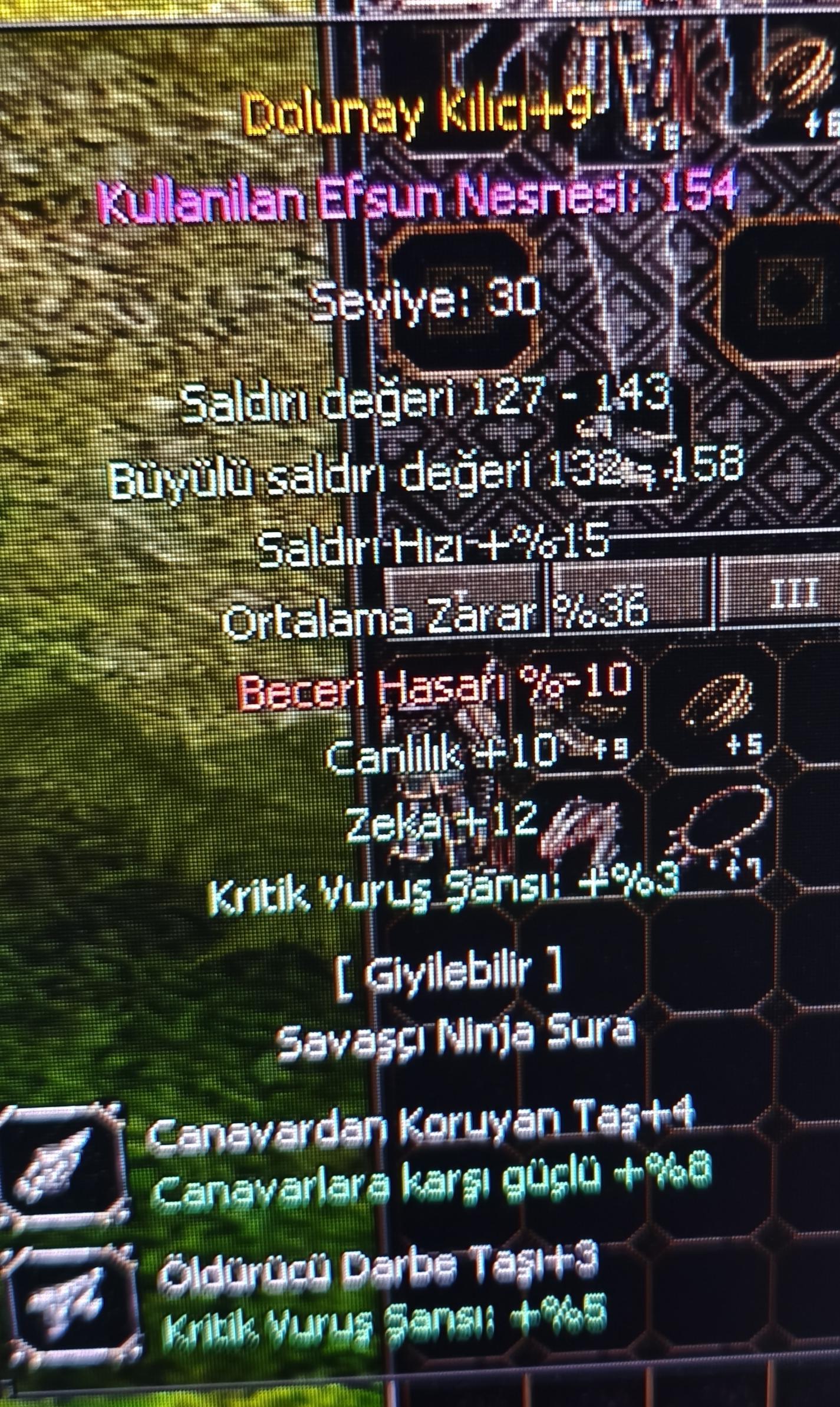 +9 dolunay 36 ortalama 12 zekalı