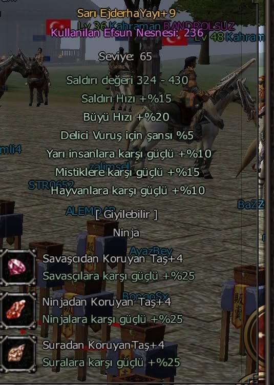 +9 SARI EJDERHA YAYI