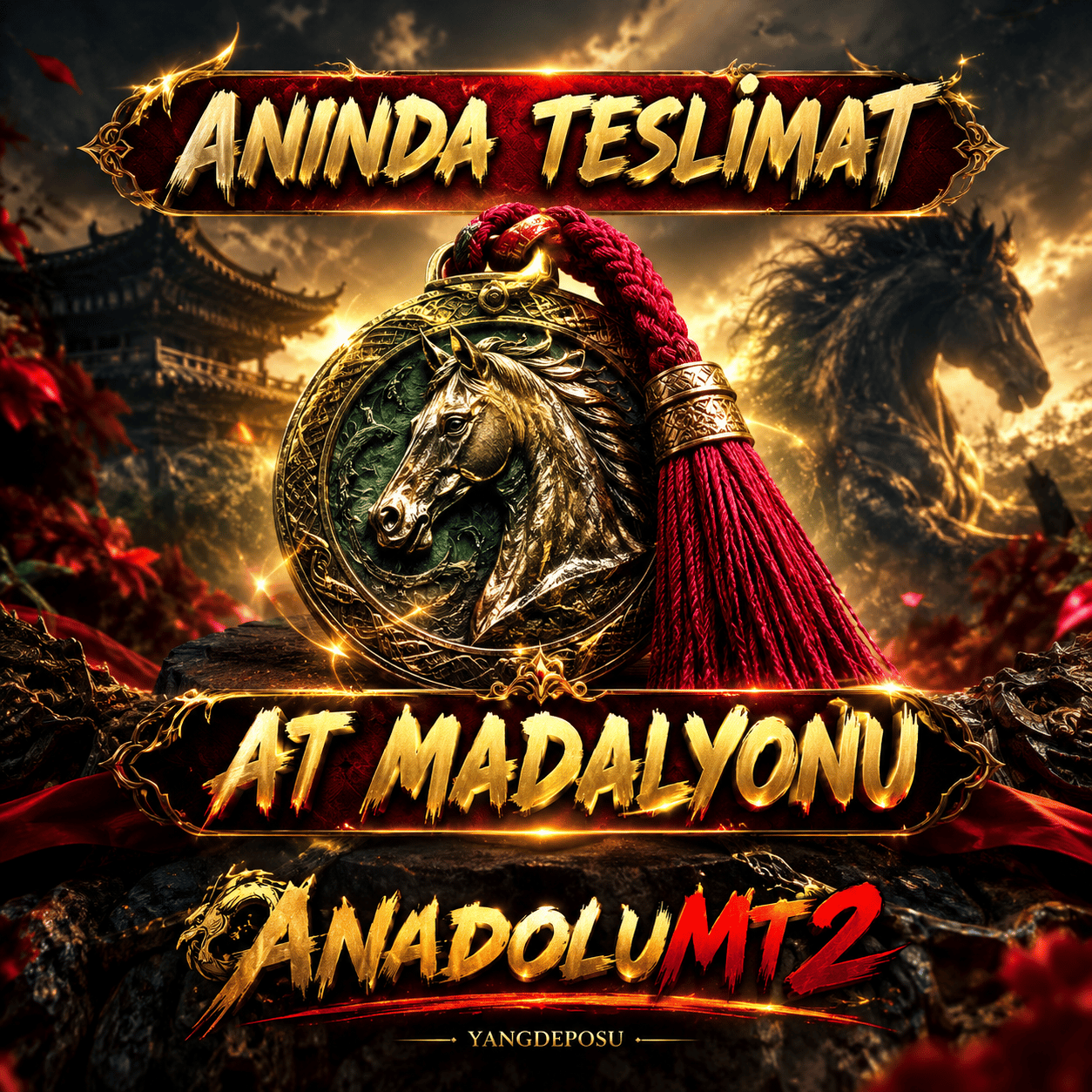 5 ADET AT MADALYONU ANINDA TESLİMAT