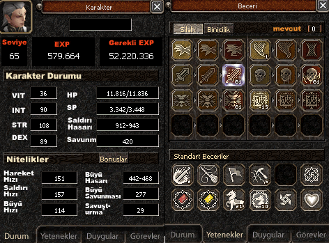 65 LEVEL KIZILA HAZIR BÜYÜLÜ SURA