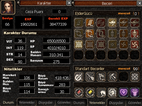 66 LEVEL ŞAMAN 2P BUFF