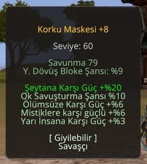 +8 20 ŞEYTAN 10 OK SAVUŞTURMA KORKU MASKESİ
