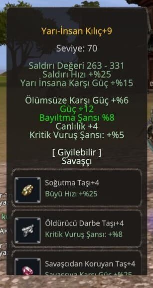 +9 12 GÜÇ 5 KRİTİK YARI İNSAN