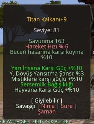 +9 TİTAN 10 YARI SERSEM