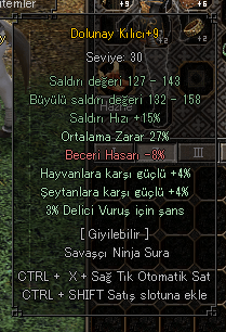 +9 27 ORT DOLUNAY KILICI BEDAVA