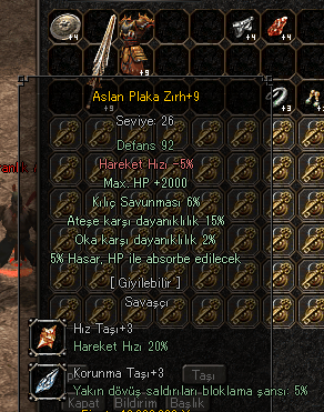 +9 ASLAN PLAKA 2K HP 15 ATEŞ