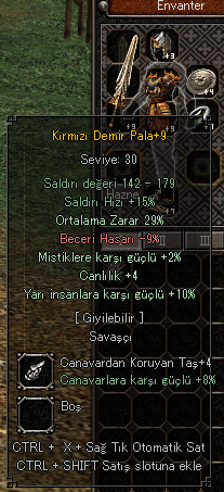 +9 29 ORT 10 YARI KDP +4 CANAVAR +4 SAVAŞÇI TAŞLI