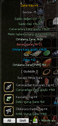 58 ort +9 10 güç 12 zeka zehir