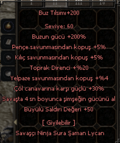 200 BUZ TILSIMI