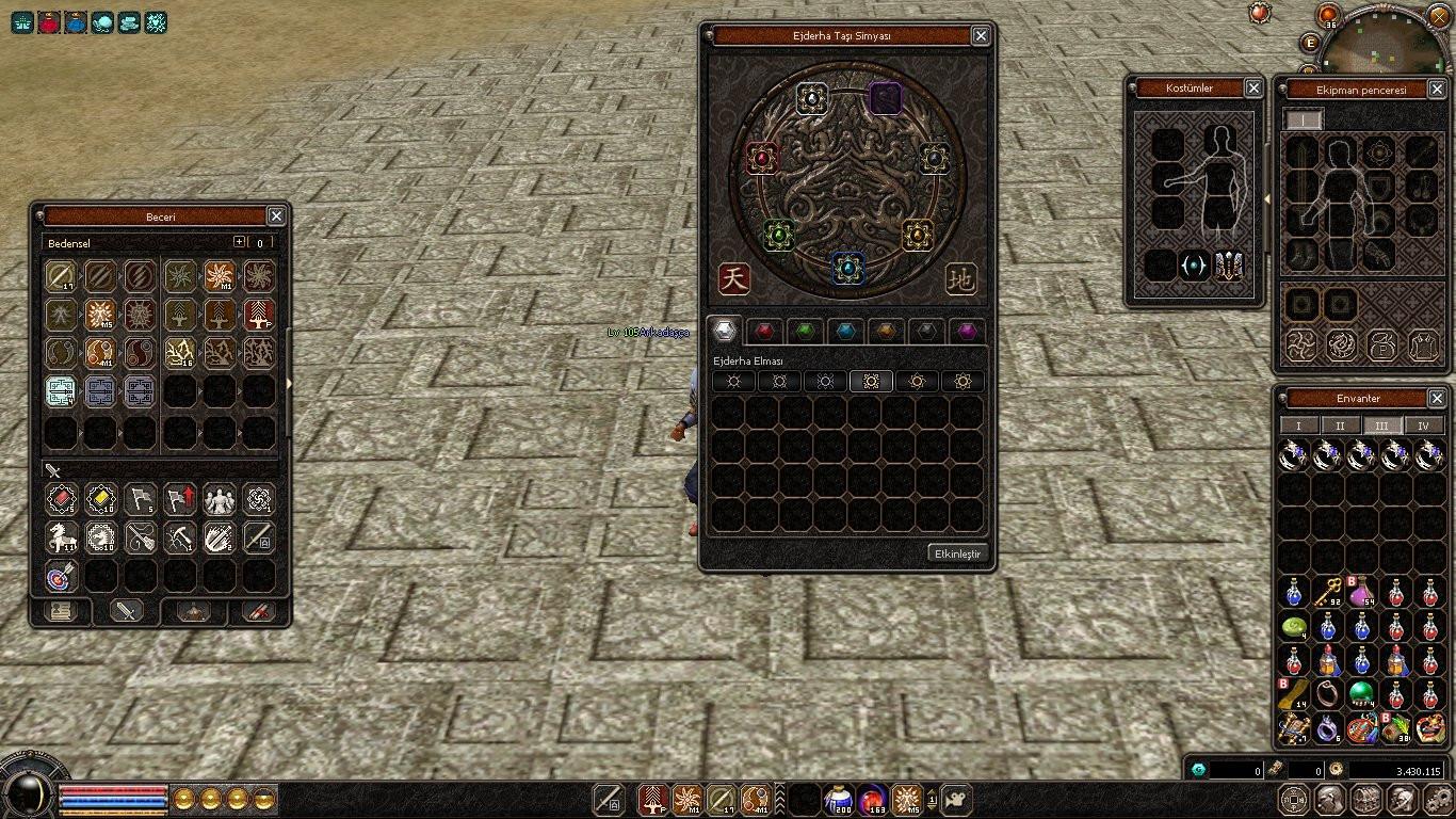 Ruby 105lvl bedensel satılır mitsi setli