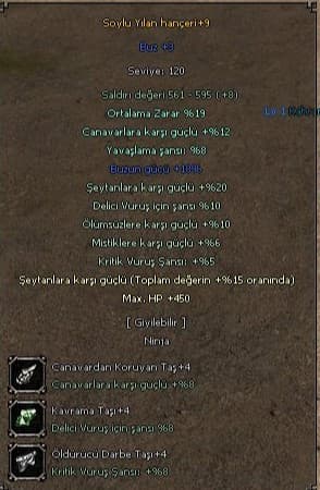 Ruby charon +9 soylu yılan hançeri elitt