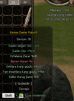 45 ORT 8 YARI 4 DELİCİ 1400 TL