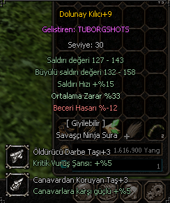 +9 33 ORT TEMİZ DOLUNAY İLK ELDEN