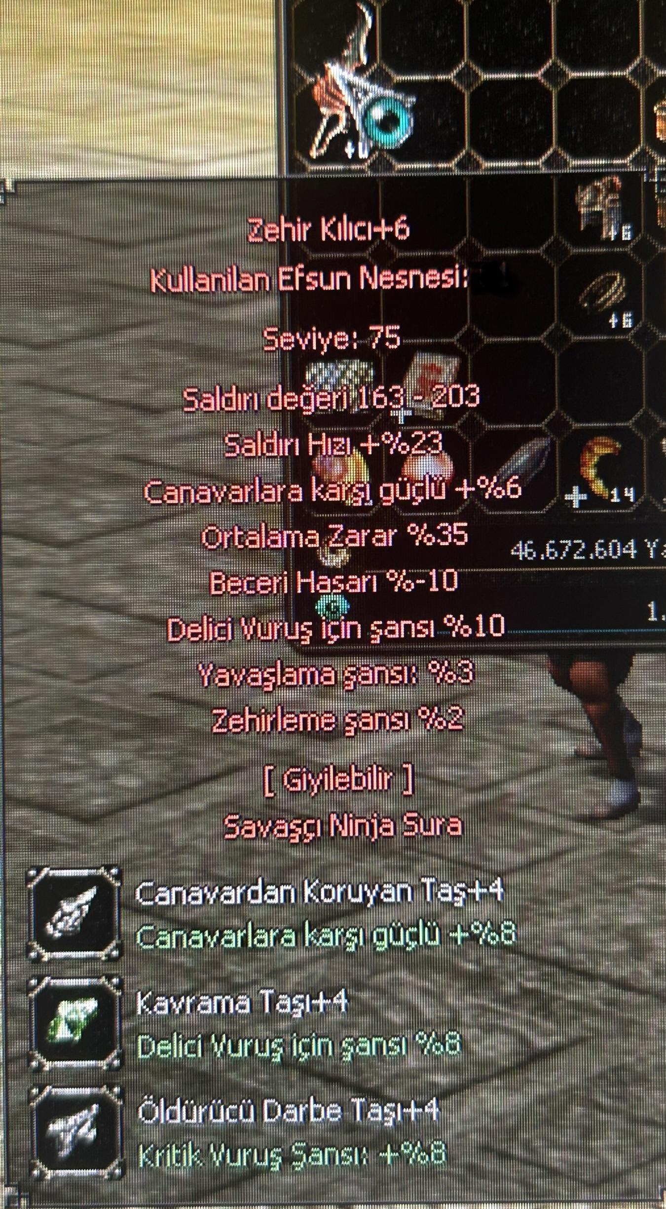 +6 ZEHİR - 35 ORT / 10 Delici
