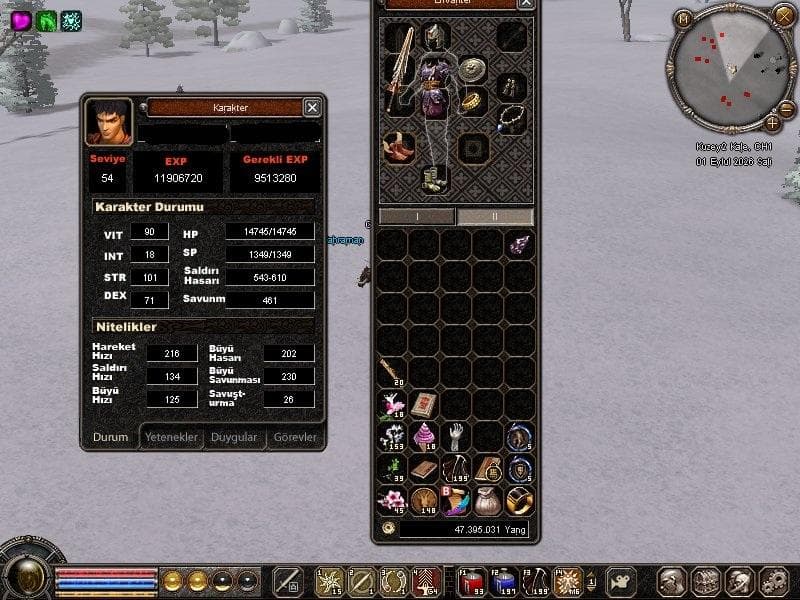 KALE -- 54 LVL BEDENSEL EVLİ 42 LVL ŞAMAN