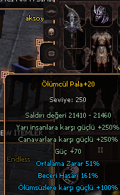 +20 EC PALA SAVAŞÇI KELEPİR AKTİFİM ÇEK