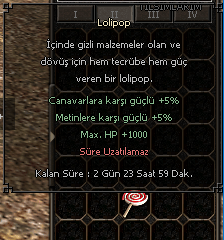 LOLİPOP (3 GÜNLÜK) ANINDA TESLİM