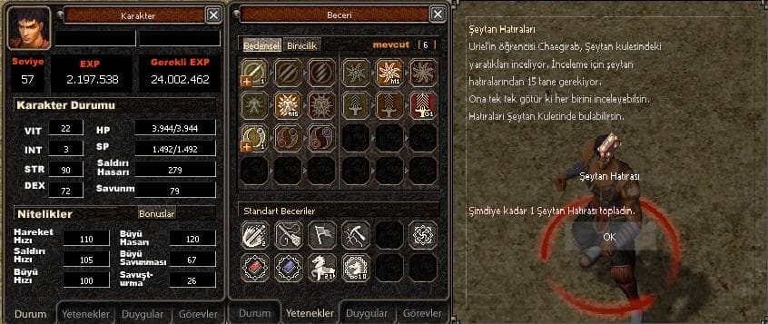 57 LVL BEDO AT 21 SKIL G1